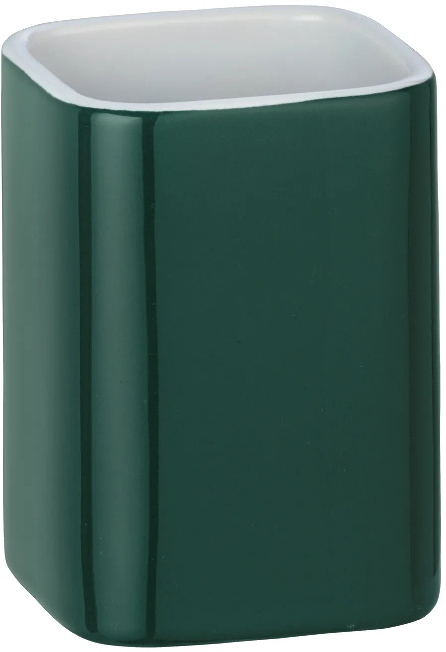 WENKO Zahnputzbecher Signs - Stylisches Bad Accessoire