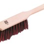 LUX Handfeger Elaston aus Holz mit roten und schwarzen Borsten für die Reinigung.