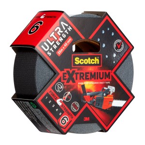 Scotch Hochleistungs-Klebeband Ultra DT17 Extremium 25 m x 48 mm Schwarz