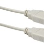 Schwaiger USB 2.0 Kabel, 1,5 m, hellgrau, für Computer & Multimedia Geräte.