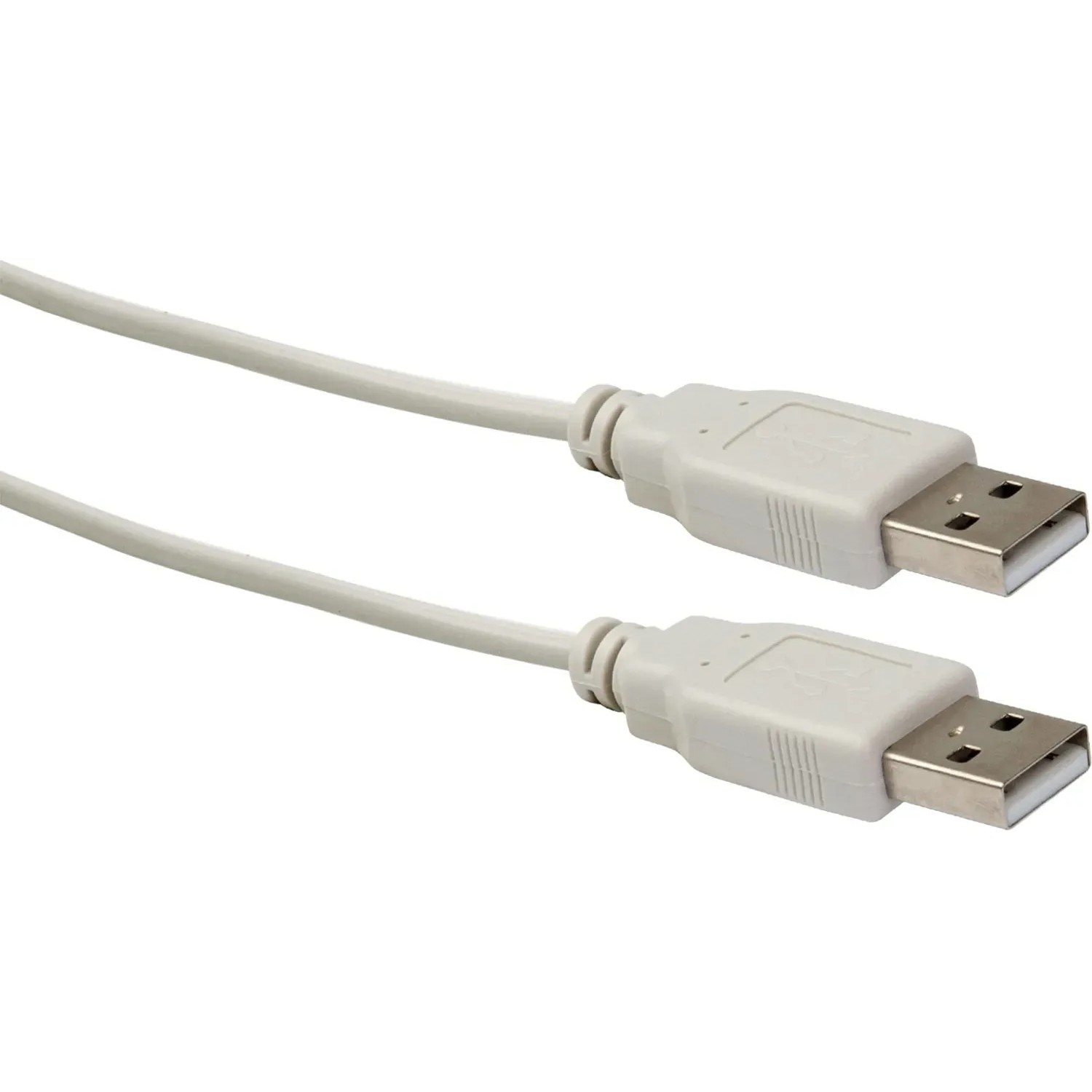 Schwaiger USB 2.0 Kabel, 1,5 m, hellgrau, für Computer & Multimedia Geräte.