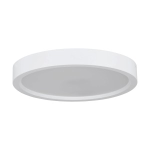 Weiße LED-Deckenleuchte Idun-E von Eglo, 28,5 cm Durchmesser, für Küche, Flur oder Wohnzimmer.