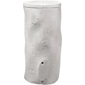Garantia Regentonne Woodstock, Baumstamm-Optik in Grau, 250 l.