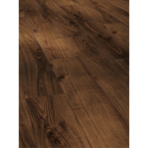 Parador Laminat Classic 1050, 8mm, wasserfest, Eiche geräuchert, Holzbodenoptik.