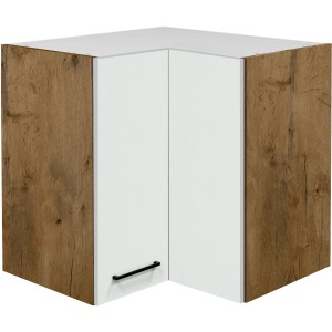 Flex-Well Exclusiv Küchen-Eck-Oberschrank Vintea 60x60cm Magnolie - Lancelot Oak