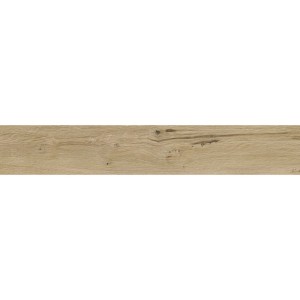 Cersanit Northwood Bodenfliese in Beige mit matter Holzoptik, 19,8x119,8 cm.