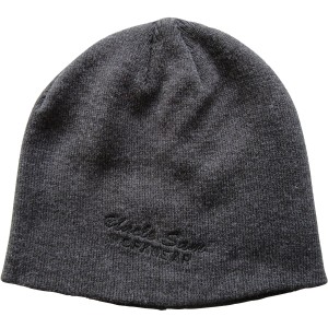 Uncle Sam Strickmütze, anthrazit-schwarz, doppellagig für warme Arbeitskleidung.