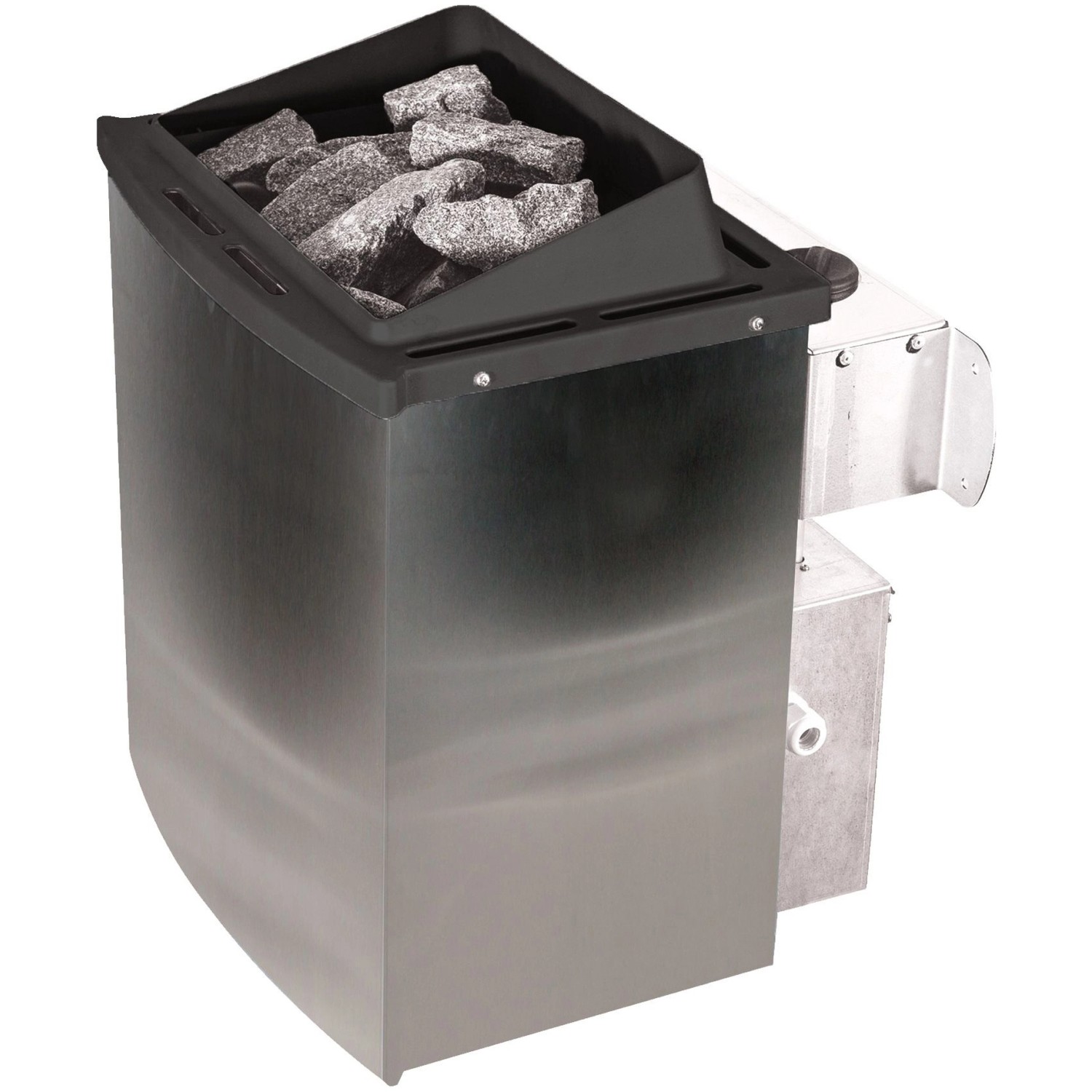 Karibu Saunaofen mit Saunasteinen für Freyja 1 Massivholzsauna.