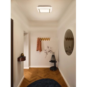 Osram LED-Deckenleuchte Orbis Spiral Layer Square Weiß 45 cm x 45 cm