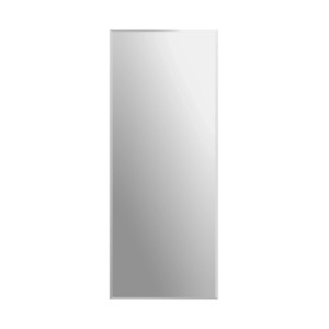 Rechteckiger Kristall-Facettenspiegel Gennil, 40x100 cm, für Bad oder WC.