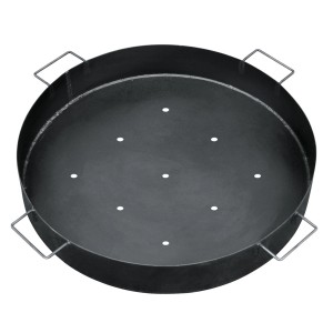 Bellissa Kohlenschale Ø 65 cm für Grill- und Feuerstelle, aus emailliertem Stahl mit Tragegriffen.