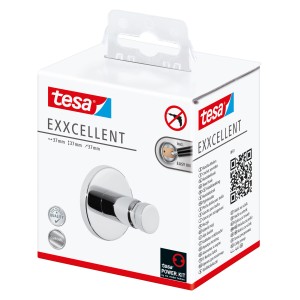 Tesa Handtuchhaken Exxcellent Chrom