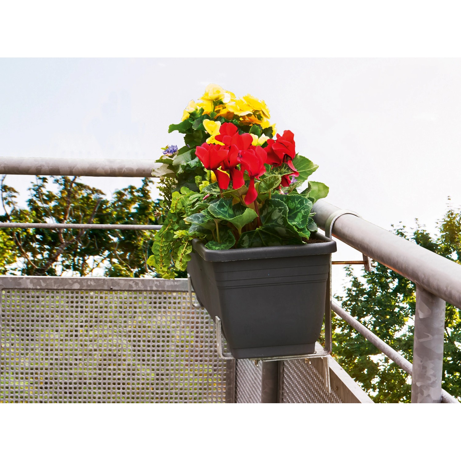 schwarzer metall blumenstnder Blumenstnder Zwei Metall Schwarz 70 cm