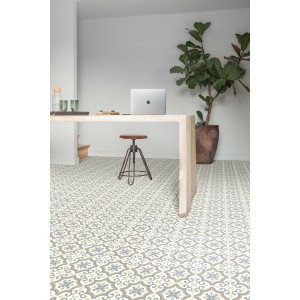 Andiamo PVC-Belag Fliesenoptik 585 Stellar 200 cm Mehrfarbig Meterware