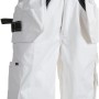 Herock Bermuda Pallas Weiß, Größe 46. Arbeitsbermuda mit vielen Taschen.