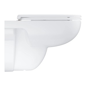 Grohe Start Edge Wand-Tiefspül-WC Set in Weiß mit SoftClose-Funktion.