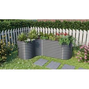 Erweiterung Curve für Hochbeet Basic Dunkelgrau