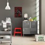 Komar Keilrahmenbild Marvel Venom Symbiont Rot, 40x60cm, Leinwand auf Holzrahmen.
