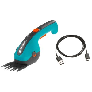 Gardena Akku-Grasschere ClassicCut Li - inkl. USB-C Ladekabel und LED-Anzeige