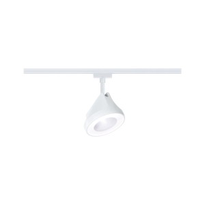 Paulmann LED-Schienenspot Arena, signalweiß, für URail-Schienensysteme, neutralweißes Licht.