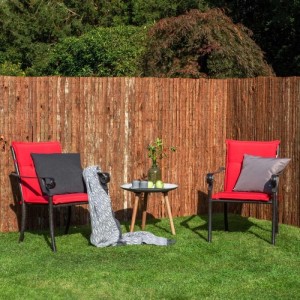 Sol Royal R63 Sichtschutzzaun Rinde (200x300cm) als Wind- und Blickschutz im Garten.