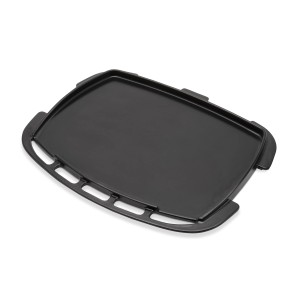 Weber Grillplatte Full-Size für Q1000N, porzellanemailliertes Gusseisen, für vielseitiges Grillen.