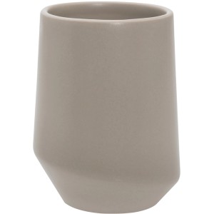 Beiger Zahnputzbecher Essos von Spirella Elements aus Keramik.