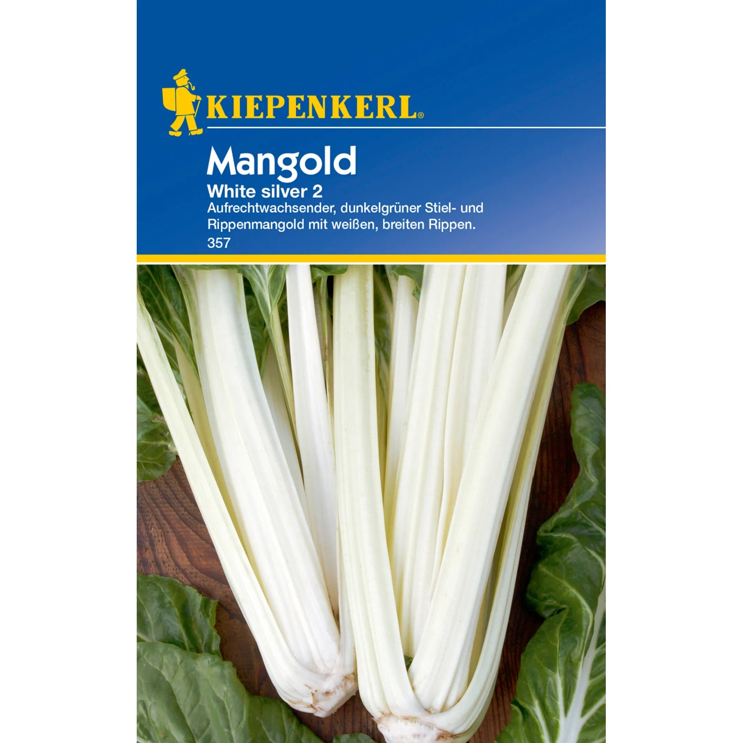 Organic Way Mangold White Silver 2 Samen – Gemüsesamen Für Garten, Mit Grünen Blättern Und Hellen Stielen