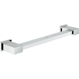 Grohe Essentials Cube Wannengriff aus Chrom, 34 cm lang, zur Badewannen-Montage.