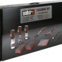 Weber Reinigungsset, 10-teilig für Emaille-Gasgrills, mit Bürsten, Reiniger, Schaber und Tuch.