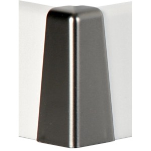 Außenecke für Sockelleiste Neo 2.0 in Chrom, Zubehör für Laminat & Parkett.