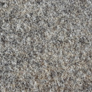 Detailaufnahme Teppichboden Nadelfilz Invita Sand, Meterware, robuste Textur.