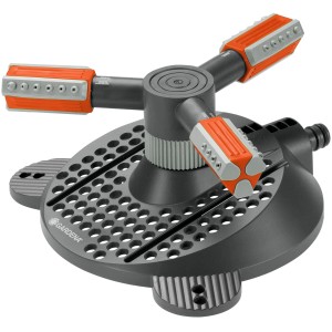 Gardena Comfort Kreisregner Mambo: Regner für bis zu 310 m² Rasenfläche, mit drehbarem Düsenkopf.