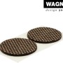 Wagner Anti-Rutsch Pads, selbstklebend, braun-beige, 4er Set. Möbelgleiter für sicheren Stand.