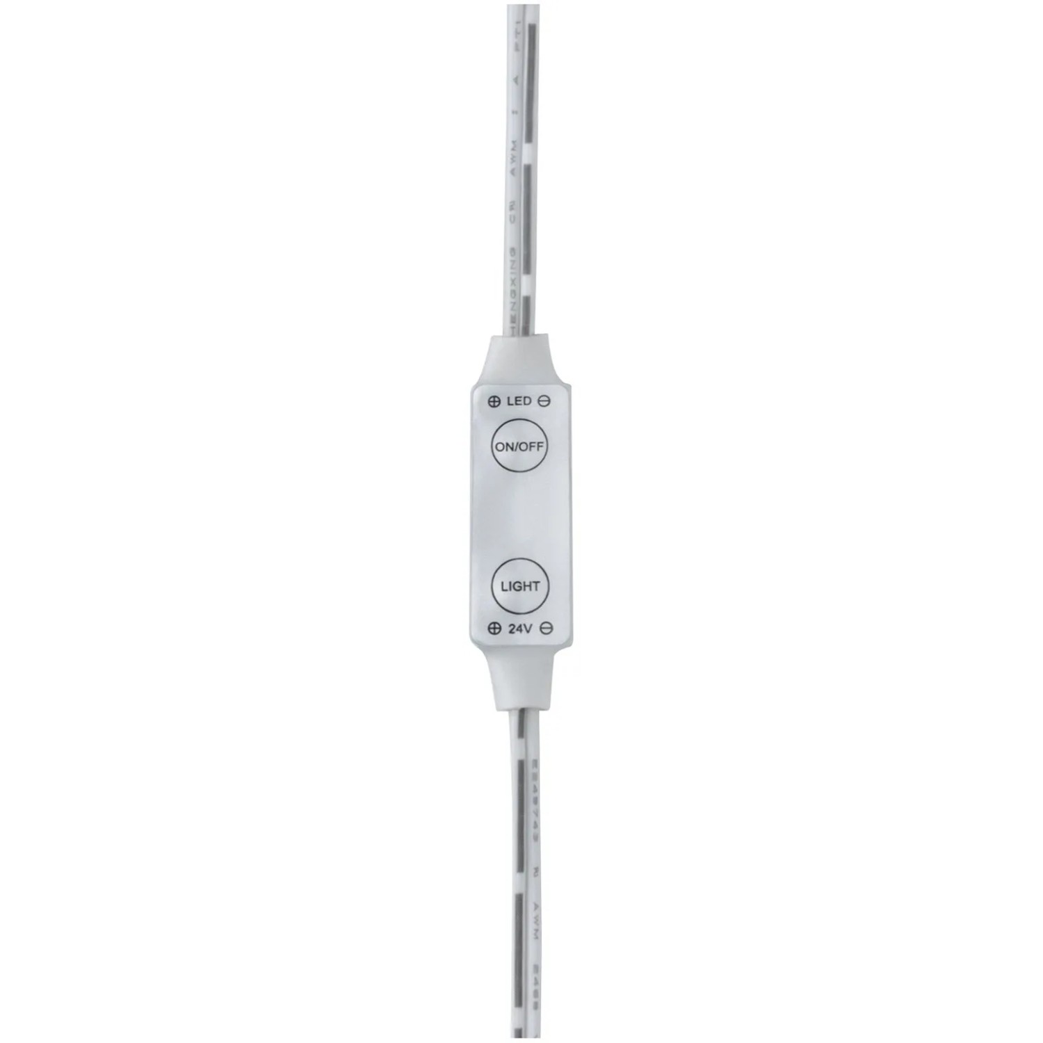 Detailaufnahme des Dimmers für Paulmann LED-Power Strip, Neutralweiß.