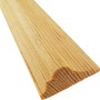 Profilleiste aus Kiefernholz, 28x13x900 mm, für individuelle Raumgestaltung.