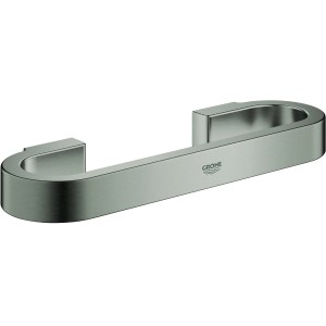 Grohe Wannengriff Selection, 300 mm, Hard Graphite gebürstet, aus Metall.