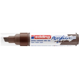 Edding 5000 Acrylmarker breit, Schokoladenbraun, Keilspitze 5-10 mm.