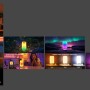 Govee RGBICWW LED-Tischlampe H6022: Design-Tischleuchte mit Farbwechsel und Dimmfunktion.