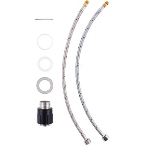 Zubehör für baliv Küchenarmatur KI-1821: Anschlussschläuche, Dichtungen und Montagematerial.