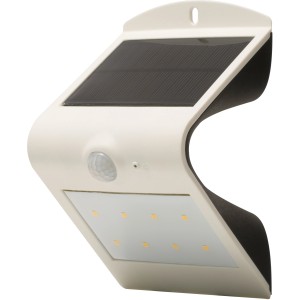 Weiße LED Solar-Wandleuchte Butterfly mit Sensor, 220 Lumen, 6500 K.
