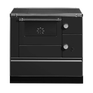 Westminster Küchenherd K76-90 Stahl Backfach Links Schwarz 7,3 kW