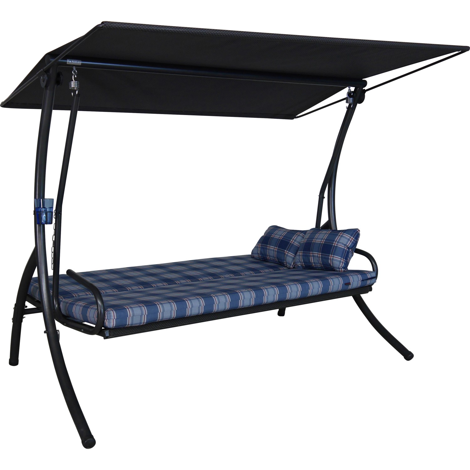 Angerer Top Hollywoodschaukel Belfast 3Sitzer mit Liegefunktion Blau