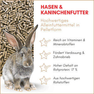 Supravit Hasenfutter und Kaninchenfutter für Zucht und Aufzucht