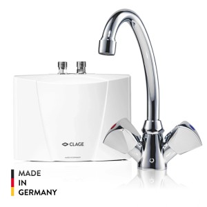 Clage Kleindurchlauferhitzer M3/SNM inkl. Armatur Hydraulisch 3,5 kW