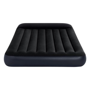 Intex Dura-Beam Luftmatratze, Full Size, schwarz, mit integriertem Kissen. Ideal für Camping.