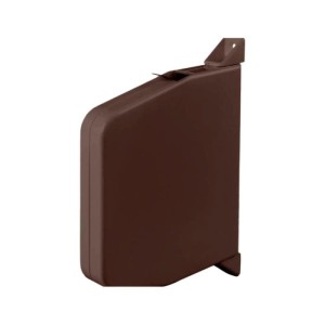 Brauner Aufputz Rollladen Gurtwickler 14mm Mini mit Einfädelautomatik für Rollladensteuerung.
