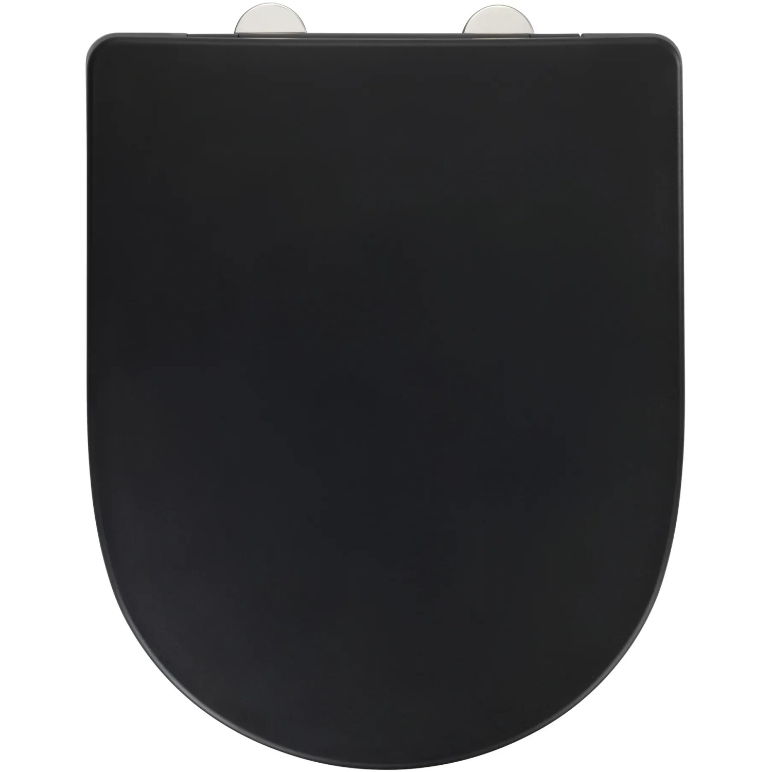 Wenko WC-Sitz Exclusive Nr. 3, Duroplast, Schwarz matt, mit Absenkautomatik.