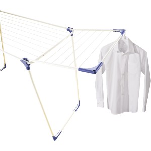 Leifheit Wäscheständer Classic 180 Solid mit Hemd, Trockner für Innen & Außen.