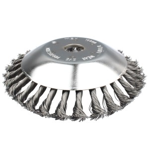 Texas Universal Stahlbürste 20,32 cm für Rasentrimmer und Sensen.
